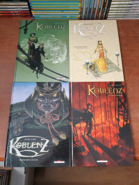 Koblenz 
Bandes dessinées BD 
Lot de 4 albums 
Série complète 