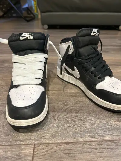 Jordan 1 high 1985 retro black and white, View more