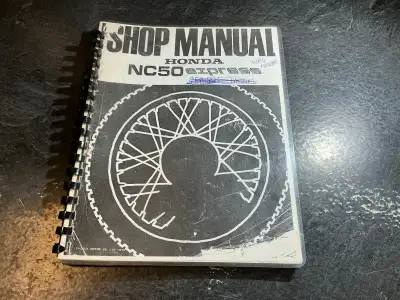1978 Honda NC50 Express Shop Manual Scooter Moped, View more