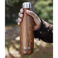 *** WATER BOTTLE  S'WELL WOOD COLLECTION STAINLESS STEEL ***