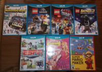 Wii u game lot 