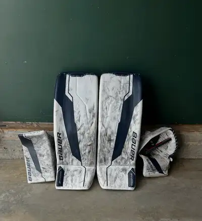 Goalie Pads, Blocker and Glove Set, View more