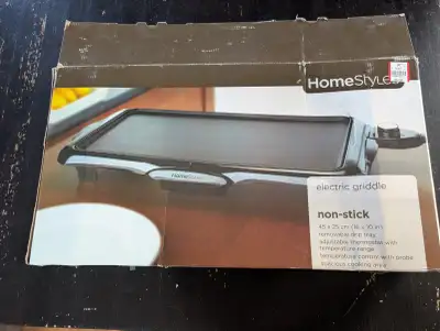 Non Stick Electric Griddle - Excellent Condition, View more