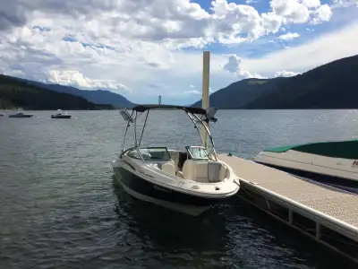 2009 Sea Ray 18.5 Sport 50th Anniversary Edition 4.3 L V6 Mercruiser Wakeboard tower with racks and...