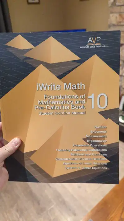 Foundations of Mathematics Pre-Calculus Book 10 - Student Sol, View more