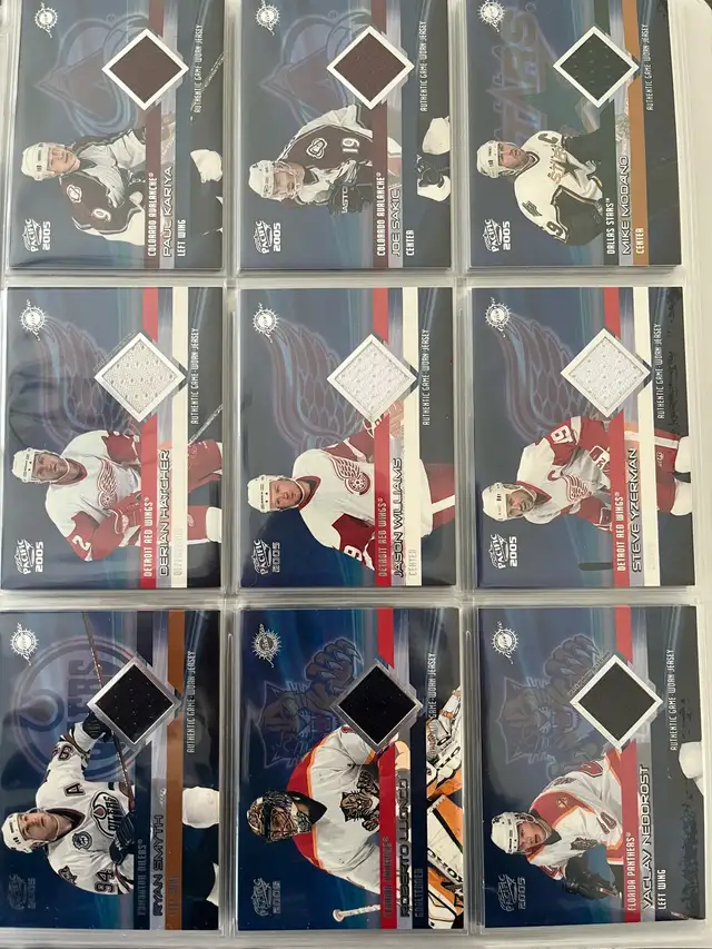 2004-05 Pacific jersey hockey cards 1-44 in Arts & Collectibles in Gatineau - Image 4