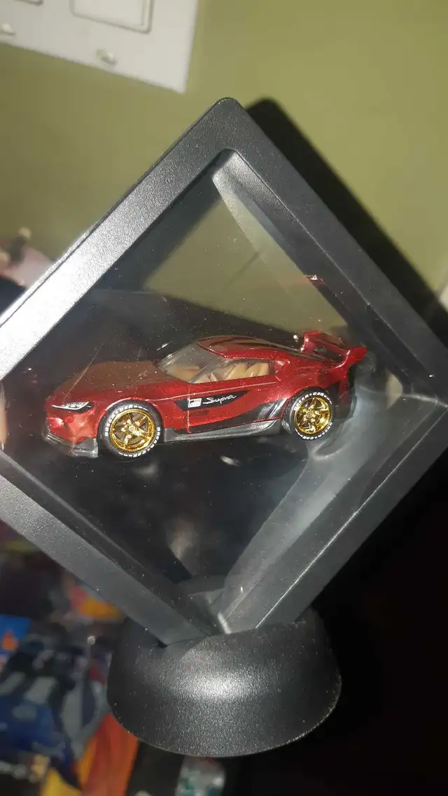 '20 Toyota GR Supra wheel swapped Hot Wheels in diamond display  in Toys & Games in Guelph - Image 3