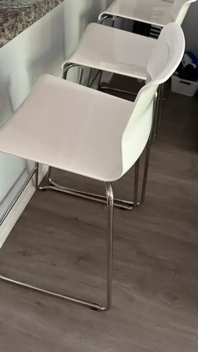 IKEA GLENN Bar Stool - White, View more