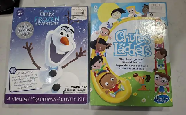 Brand new sealed activity kit and board game