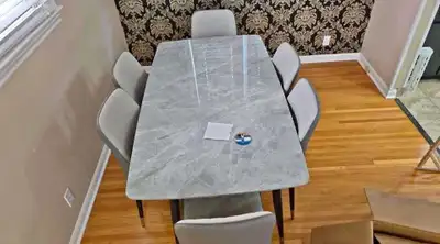 Dining Table + Six Chairs , View more