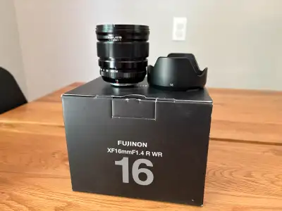 Fuji XF 16mm 1.4 WR. In great shape other than a few light scuffs on one part of the barrel (shown i...