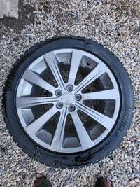 WRX stock 17" wheels 5x100 + 205/50R17 tires