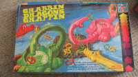 Grabbin' Dragons Skill Action Board Game Hasbro Complete 1981.