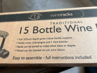 New Rta wine racks Traditional 15 Bottle Wine Rack