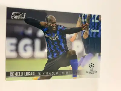 Romelu Lukaku #39 20-21 Topps Stadium Club Chrome Champio League, View more