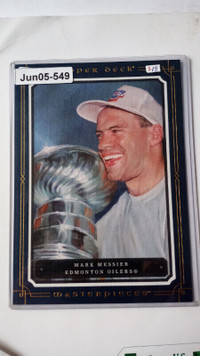 2008-09 Ud Masterpieces Box Topper Framed Jumbo Mark Messier