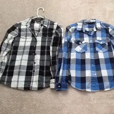 2 ladies long sleeve shirts size small (cotton), View more