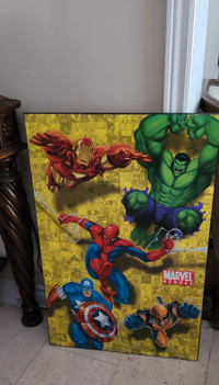 Marvel Heroes Plak-it Picture