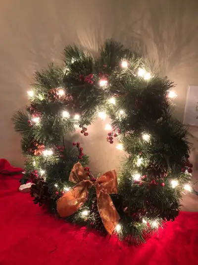 24” new condition wreath, View more