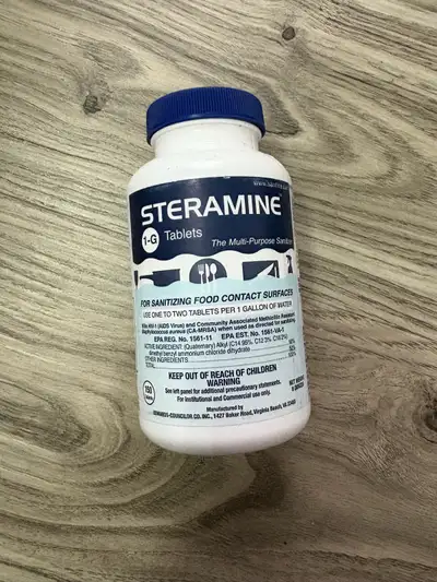 Steramine sanitizing tablets 150 tablets , View more