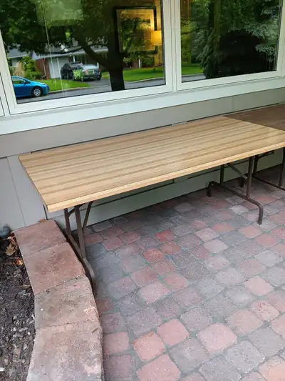 2 Banquette Tables $25 each, View more