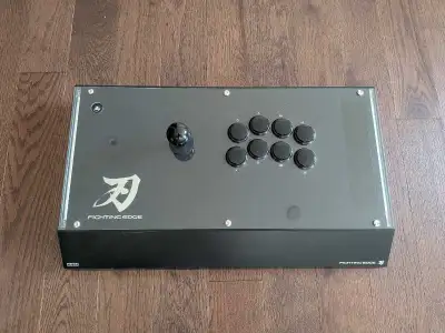Hori Fighting Edge Fightstick 7th gen for PlayStation. Controller for fighting games.