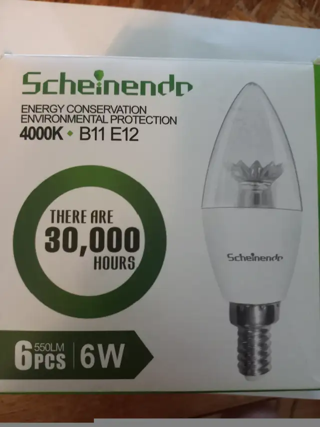 Chandelier led  light bulbs  6pack in Indoor Lighting & Fans in Cambridge - Image 3