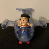 Little People Wonder Woman Talking Invisible Plane