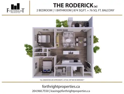 2 bedroom and 1 bath