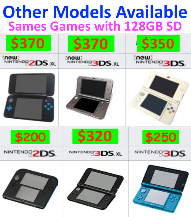 128GB 3DS Zelda 25th Anniversary⎮ALL POKEMON 500+   Games in Toys & Games in City of Toronto - Image 3