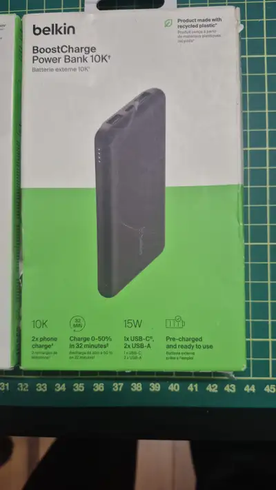 USB C Portable Charger Power Bank, 10000 mAh with 1 USB C Port, View more