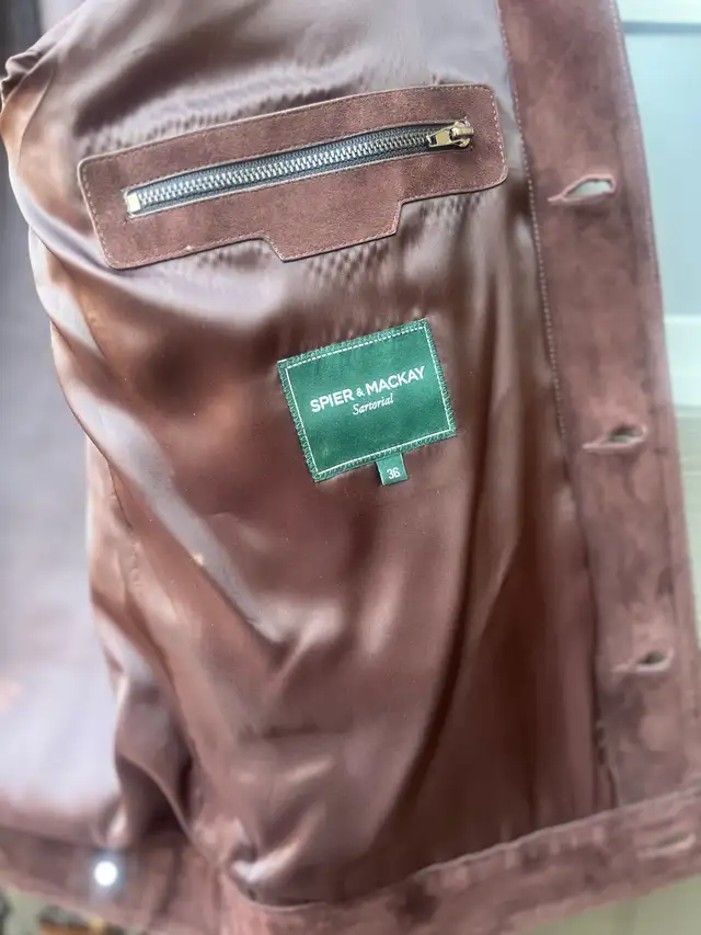 Suede trucker jacket in Men's in Ottawa - Image 3