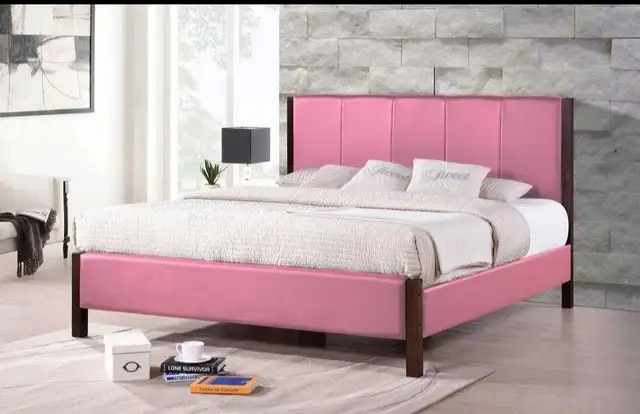 full bed frame and double bed frame. free delivery in Beds & Mattresses in Calgary - Image 3