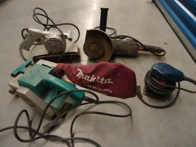Makita belt sander, palm sander, buffer grinder, power tools62854390764291128