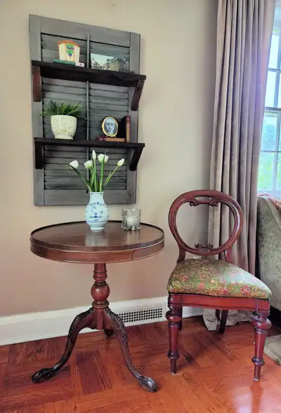Custom Antique Shutter Shelf, View more
