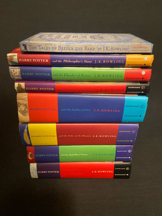 COMPLETE HARRY POTTER HARDCOVER 8 BOOK SET 4 1ST Edition DJ in Children & Young Adult in Oshawa / Durham Region - Image 2