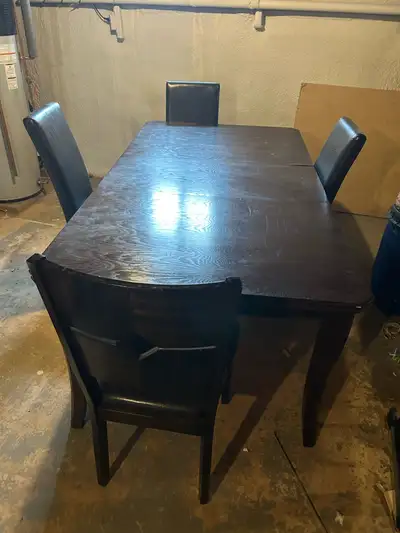 Dining Room Table with 4 Chairs, View more