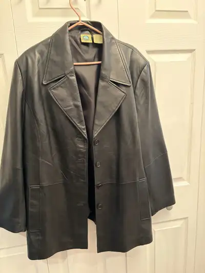 Woman Weather Spirits Leather Jacket, View more