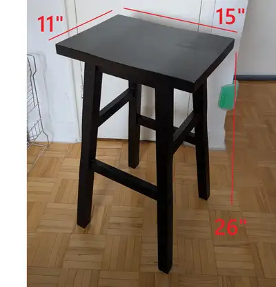 Bar Stool Chair Wooden for Dining Room Kitchen Living Room, View more