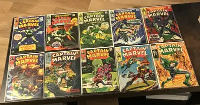 Captain Marvel 1 to 62. a1. Complete comics set., View more