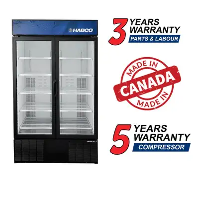 Habco ESM46HC 47" Double Glass Door Merchandising Refrigerator, View more