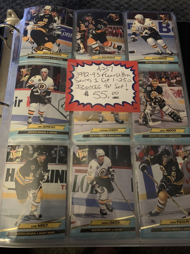 1992-93 Fleer Ultra Series 1 ICONIC SET Hockey Cards Booth 263  in Arts & Collectibles in Edmonton