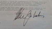 Gov. Michael Dukakis Autograph