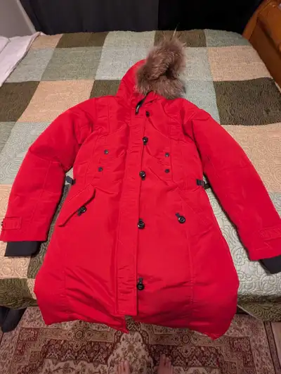 Canada Goose Kensington Full Length Parka with Fur Hood Trim, View more