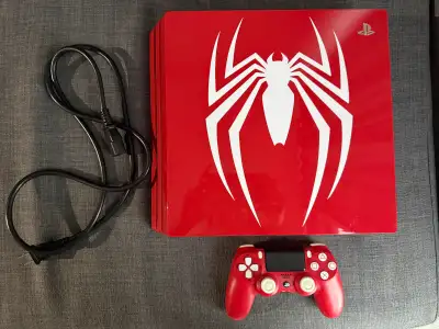 PS4 pro Spider-Man limited edition  + 19 games, View more