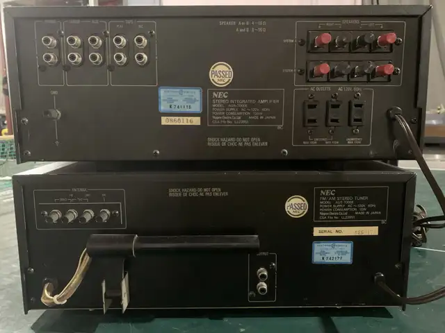 NEC AUA-7000E Amplifier and AUT-7000E Tuner64424056407171122