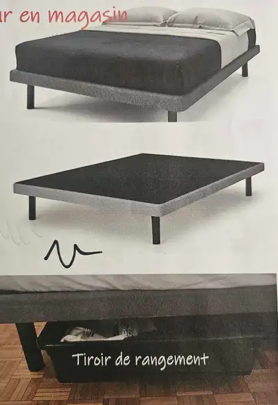 2 Lits  Queen complets ( matelas pratiquement neufs), View more