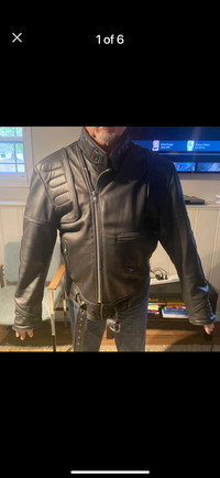 Men’s 2XL Leather Motorcycle Jacket