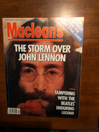 Maclean's Magazine: John Lennon Cover Story