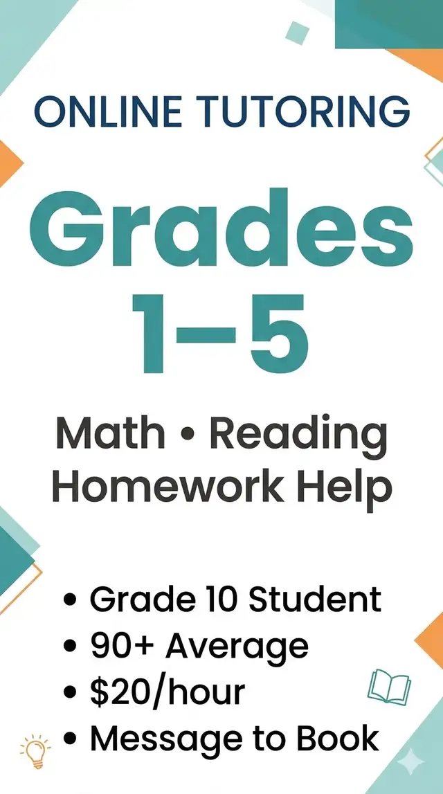 Online Tutor for Grades 1–5 | Math, Reading, Homework Help420216882888058880